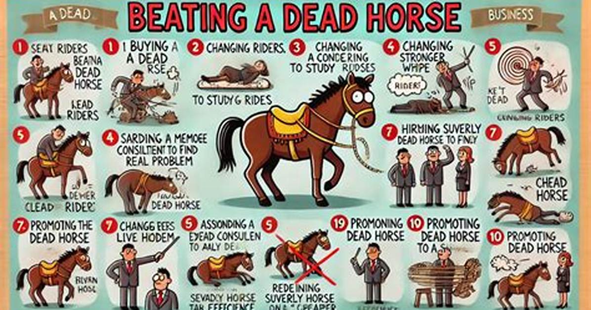 Would Be Beating a Dead Horse?