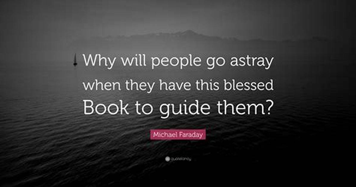 Would Not Go Astray?