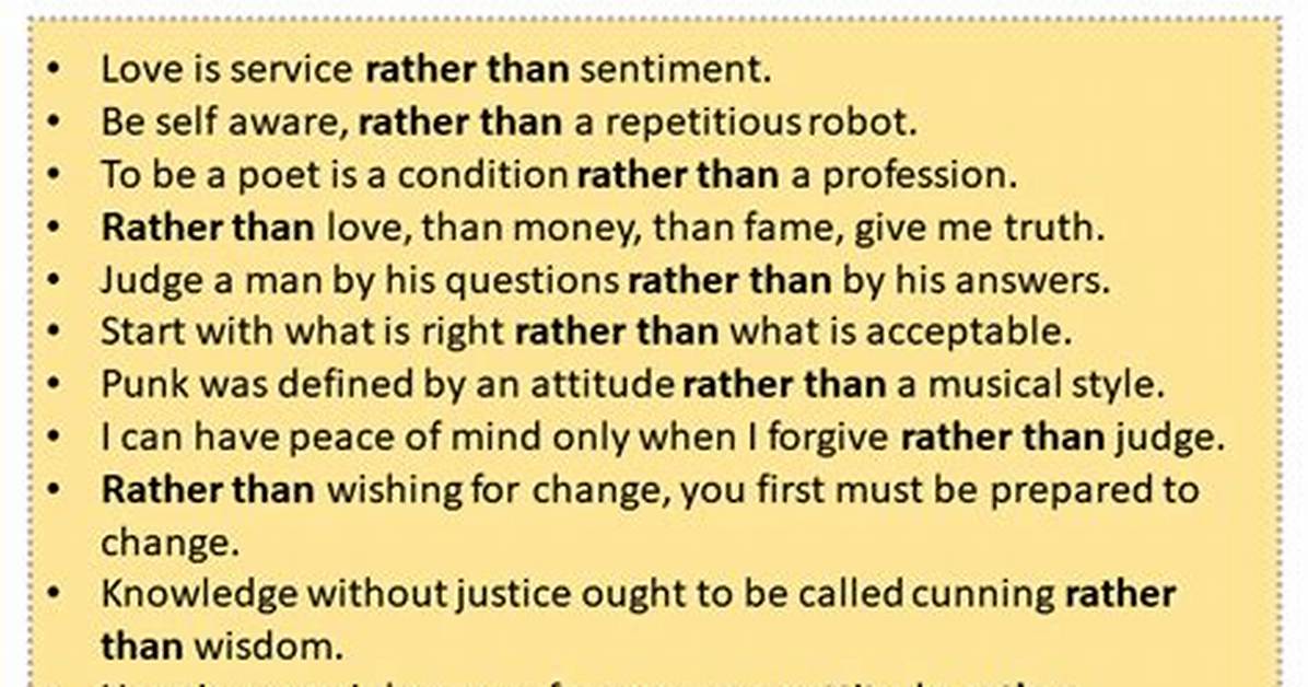 Would Rather Than Example?