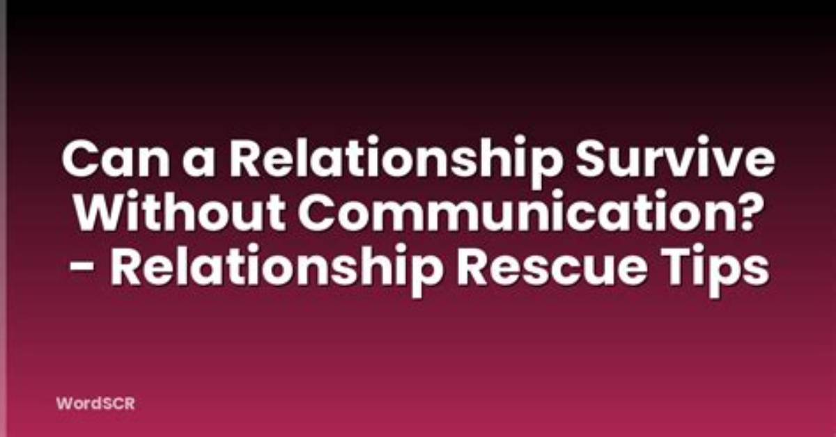 Would the World Even Survive Without Communication?