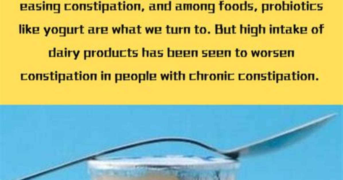 Would Yogurt Cause Constipation?
