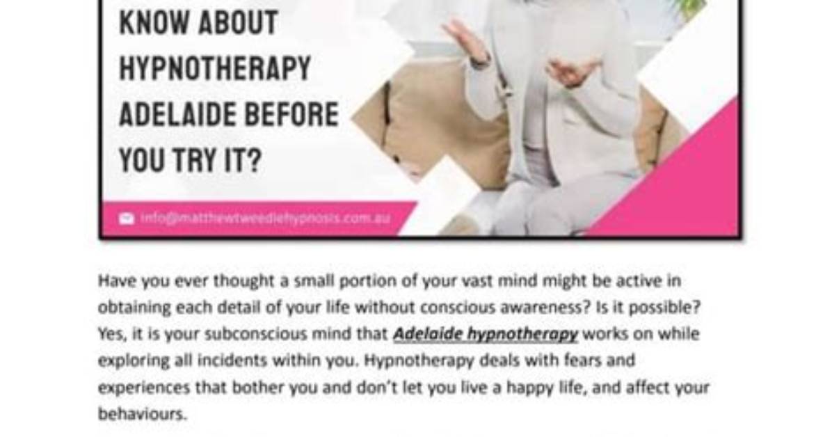 Would You Ever Try Hypnotherapy?