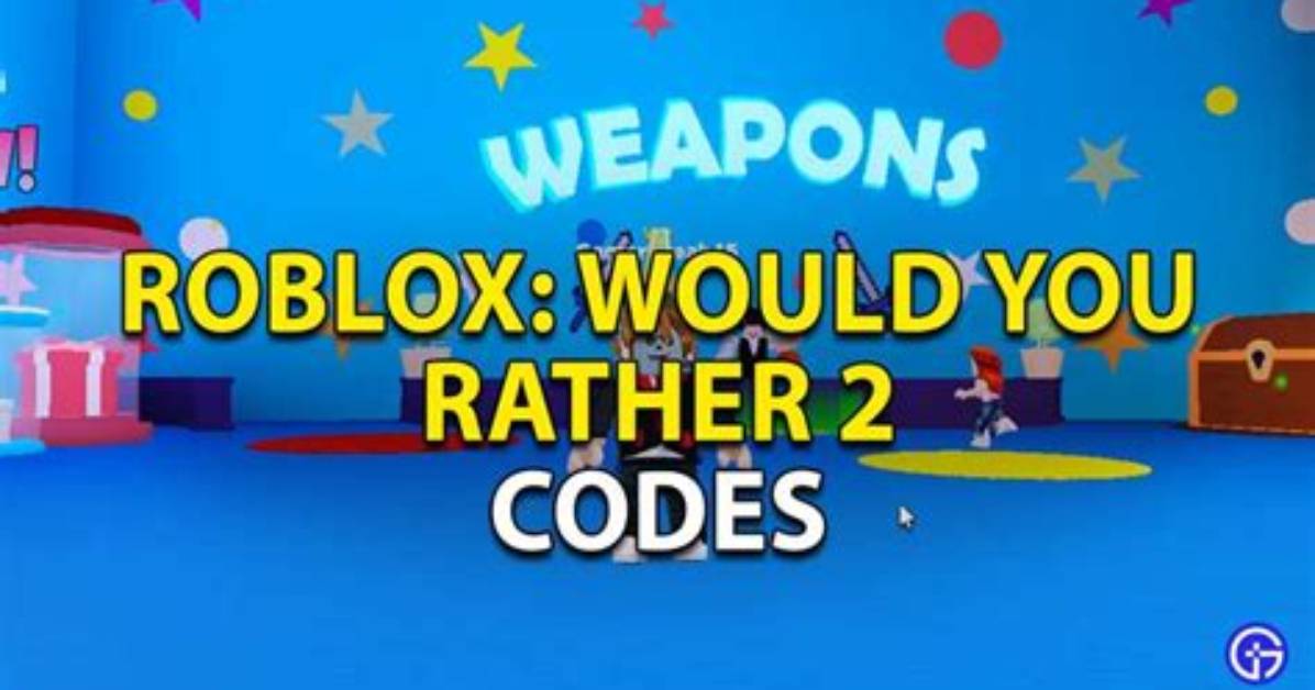 Would You Rather 2 Codes Roblox (June 2022)