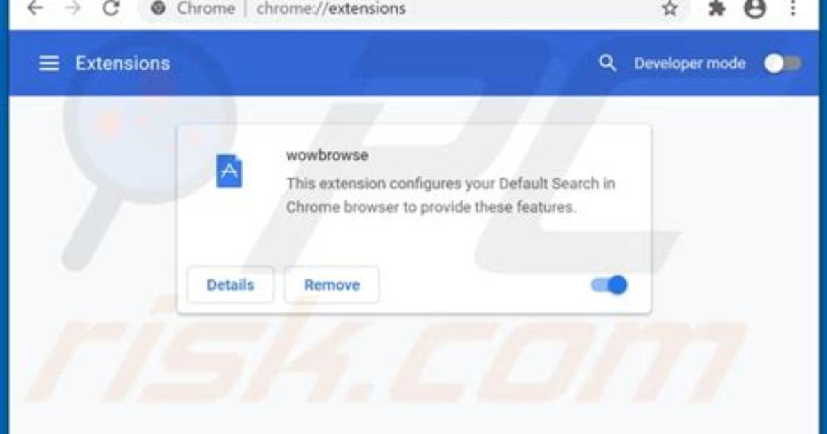 Wowbrowse Browser Hijacker Removal Instructions
