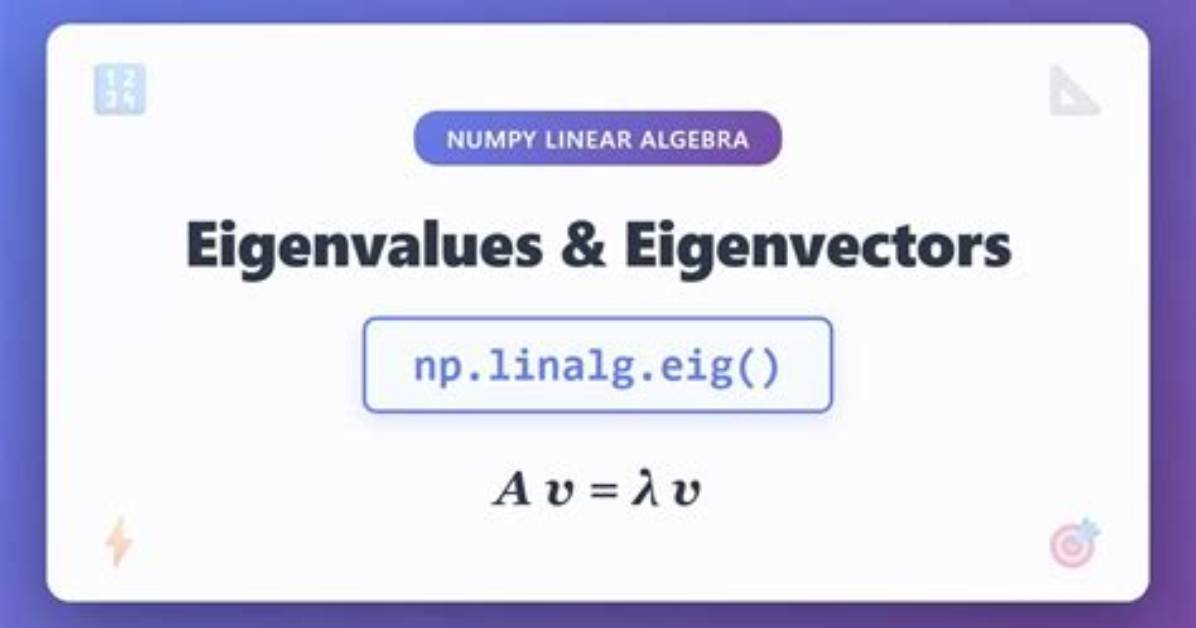 Wrong Eigenvalues in Np. Linalg. Eig