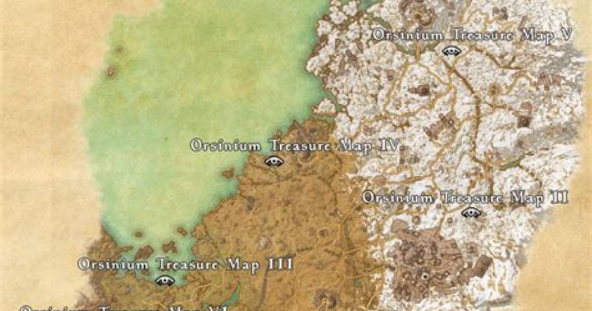 Wrothgar Map - the Elder Scrolls Online: Orsinium Dlc (Eso)