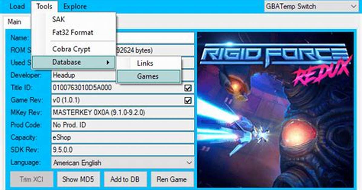Xci Explorer Mod Switch - Gamebrew
