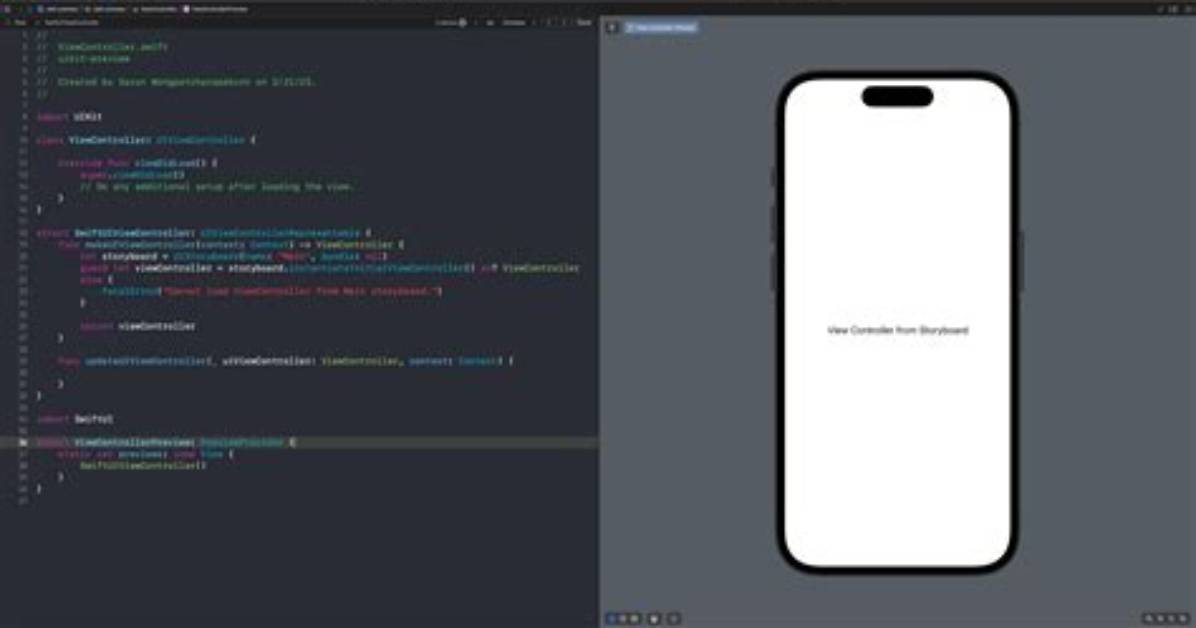 Xcode View Controller