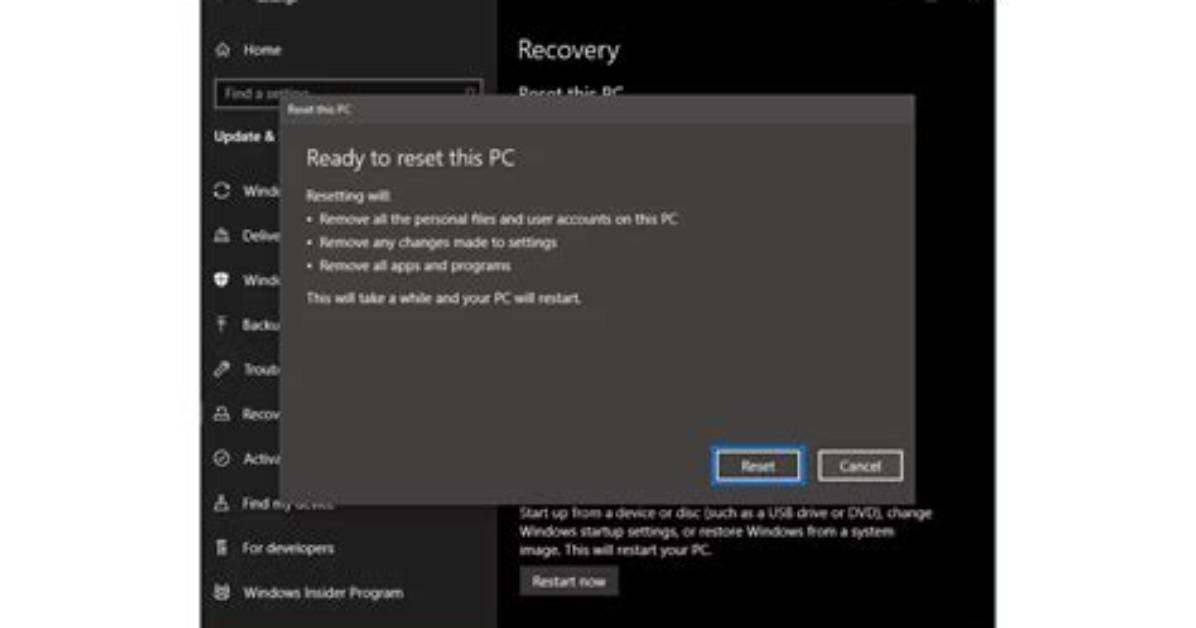 You Asked: Does Resetting Pc Remove Ubuntu?