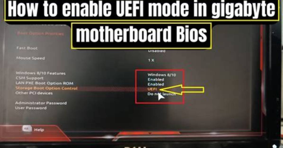 You Asked: How Do I Enable Uefi in Bios?