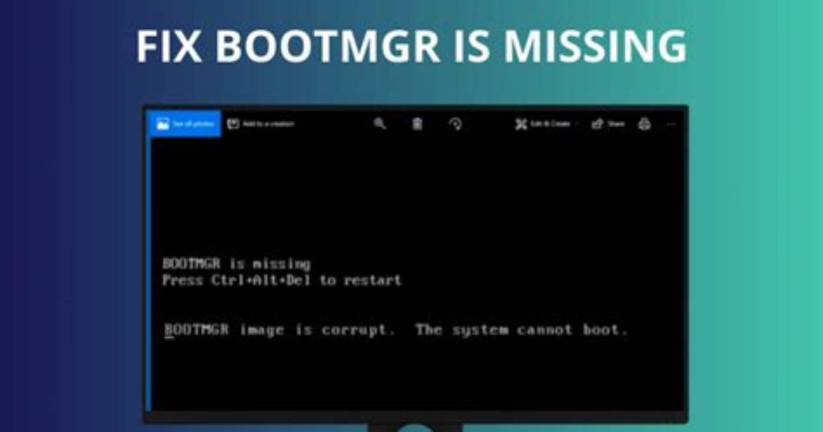 You Asked: How Do I Fix Bootmgr Is Missing in Windows 10?