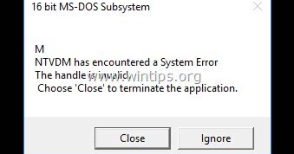 You Asked: How Do I Fix Ntvdm Exe in Windows 10?