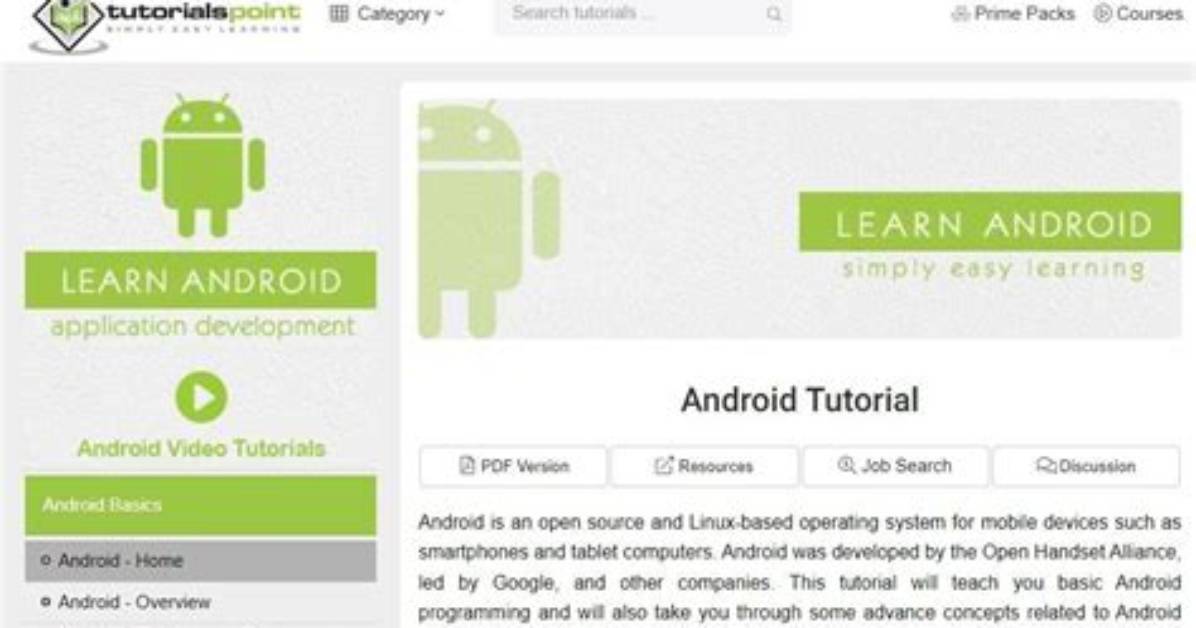 You Asked: What Is Android Tutorial Point?