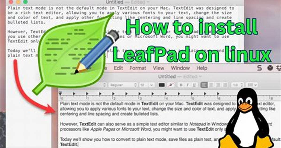 You Asked: What Is Leafpad in Linux?