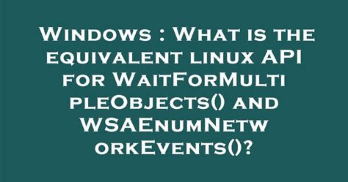 You Asked: Where Is Equivalent in Linux?