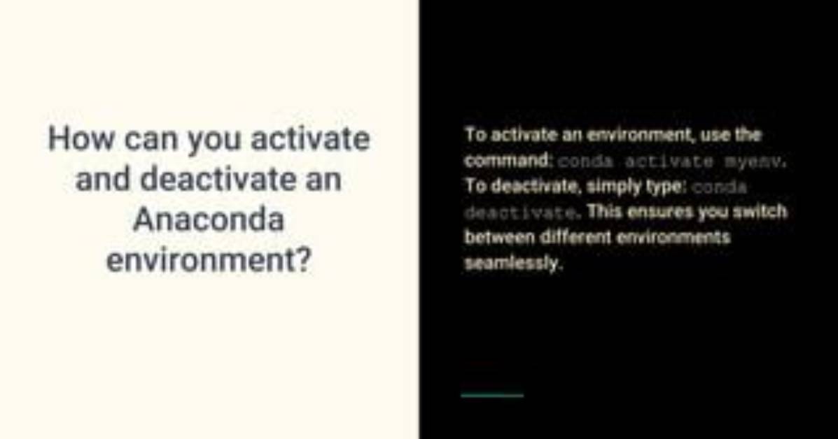 Your Question: How Do I Activate Anaconda Environment in Linux?