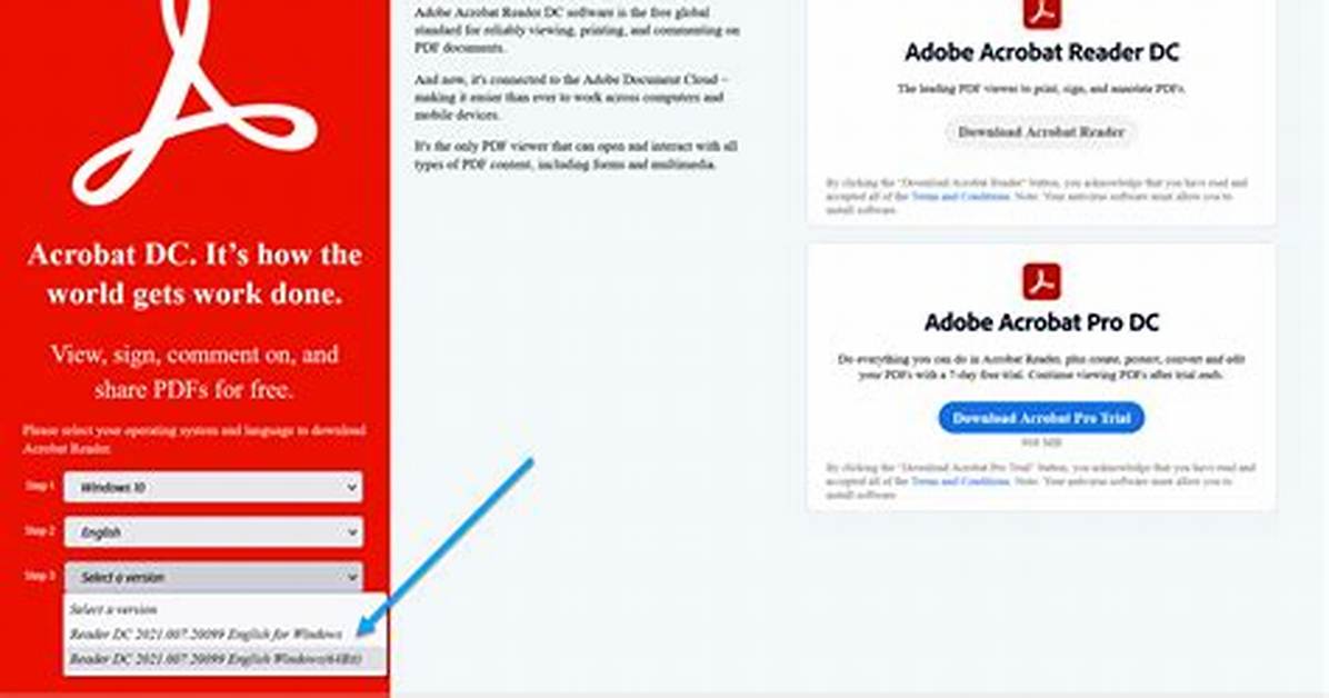 Your Question: How Do I Download Adobe Acrobat on Windows 7?