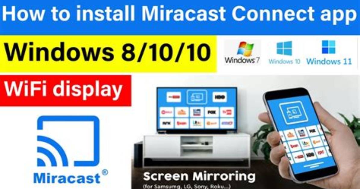 Your Question: How Do I Install Miracast on Windows 8?