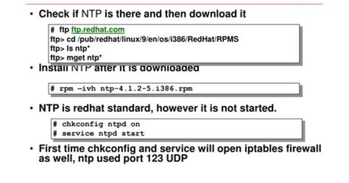 Your Question: How Install Ntp Package in Linux?