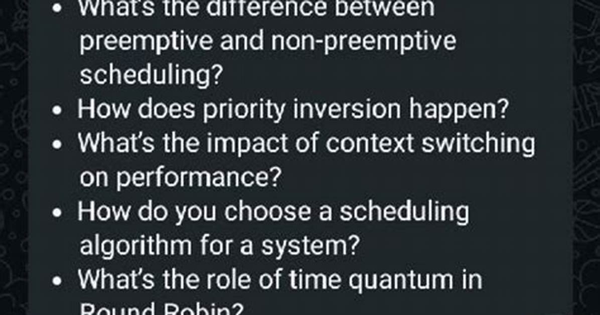 Your Question: Is Linux Preemptive Scheduling?