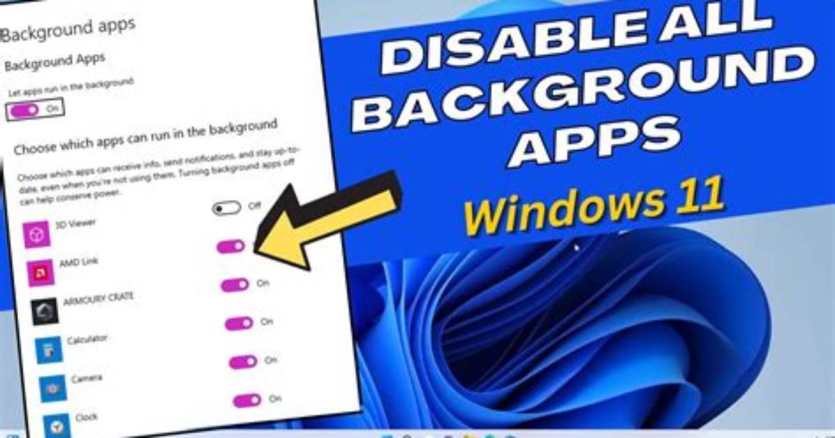 Your Question: What Background Apps Can I Disable Windows 10?