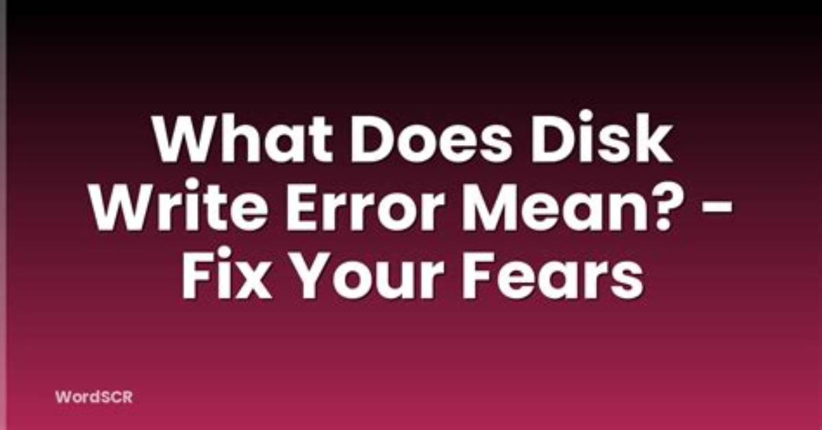 Your Question: What Does Io Error Mean?