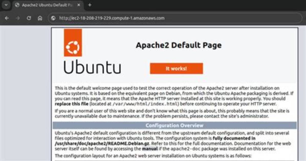 Your Question: What Is Apache2 Ubuntu Default Page?
