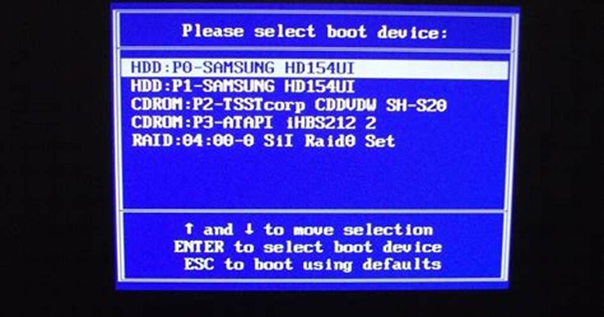 Your Question: What Is the Boot Menu Key for Windows 7?