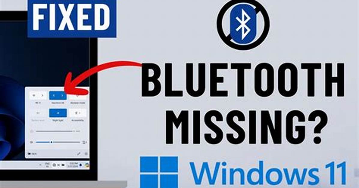 Your Question: Why Did Bluetooth Disappeared Windows 10?