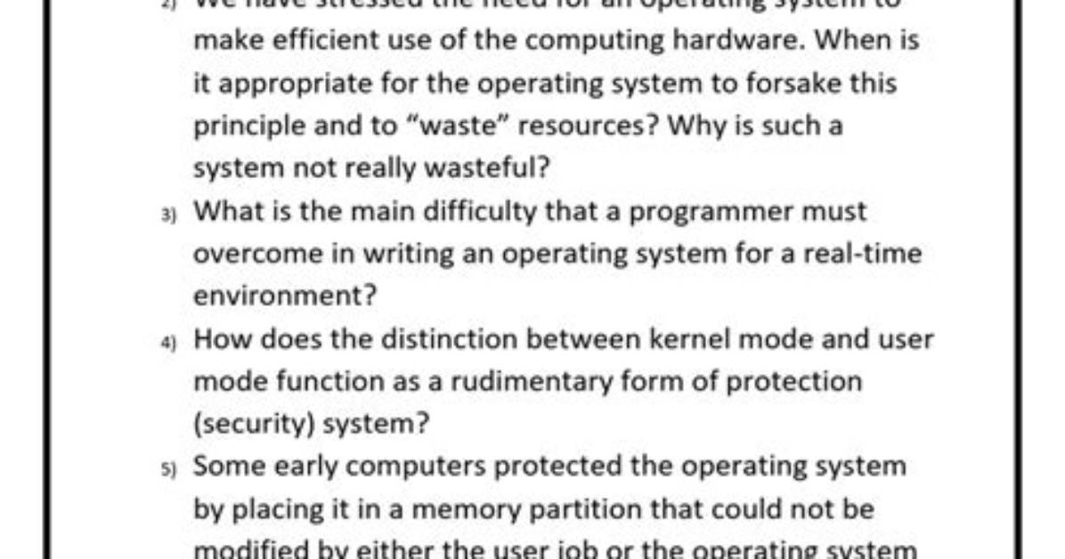 Your Question: Why Operating System Is Important for Computer Give Five Reasons?