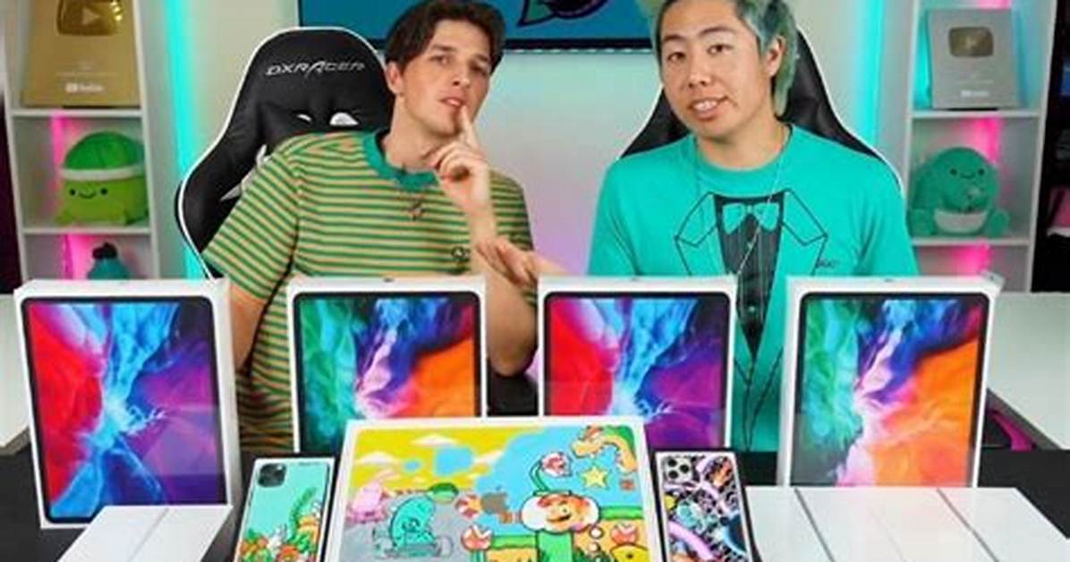 Zhc and Leo Maholo Surprises Charlie, Dixie D'amelio, Lil Huddy and Squad with 10 Custom iPad Pros & Macbooks