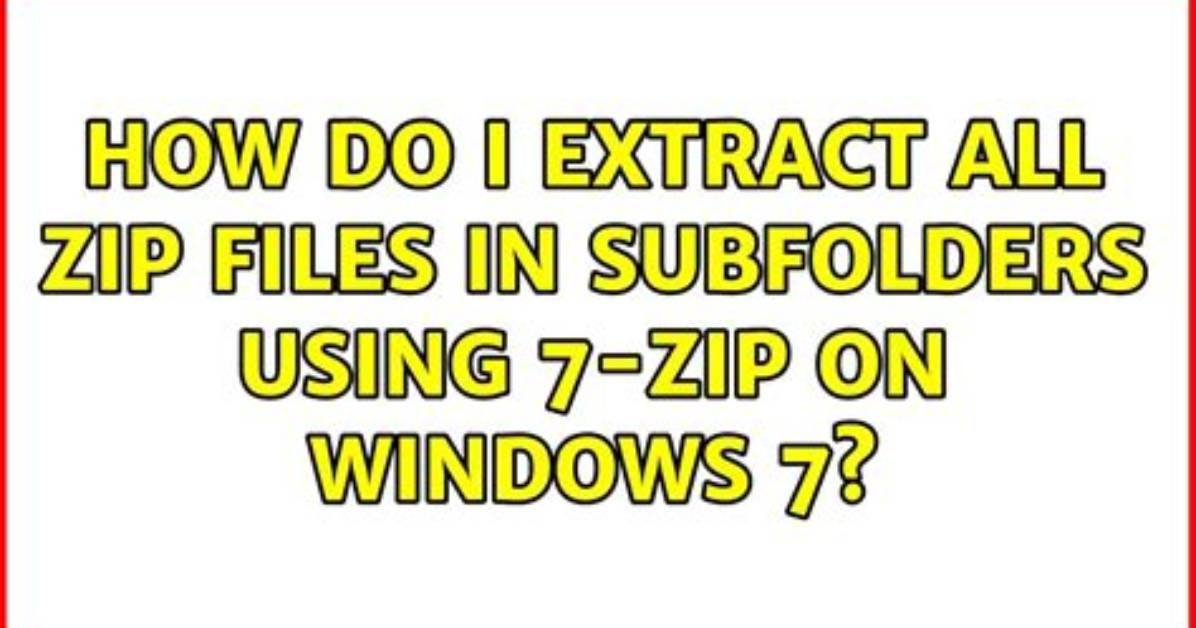 Zip Subfolders Using Zipoutputstream