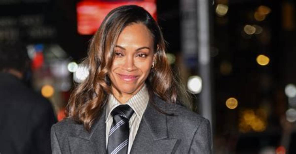 Zoe Saldana Loves Her Masculine Way of Thinking