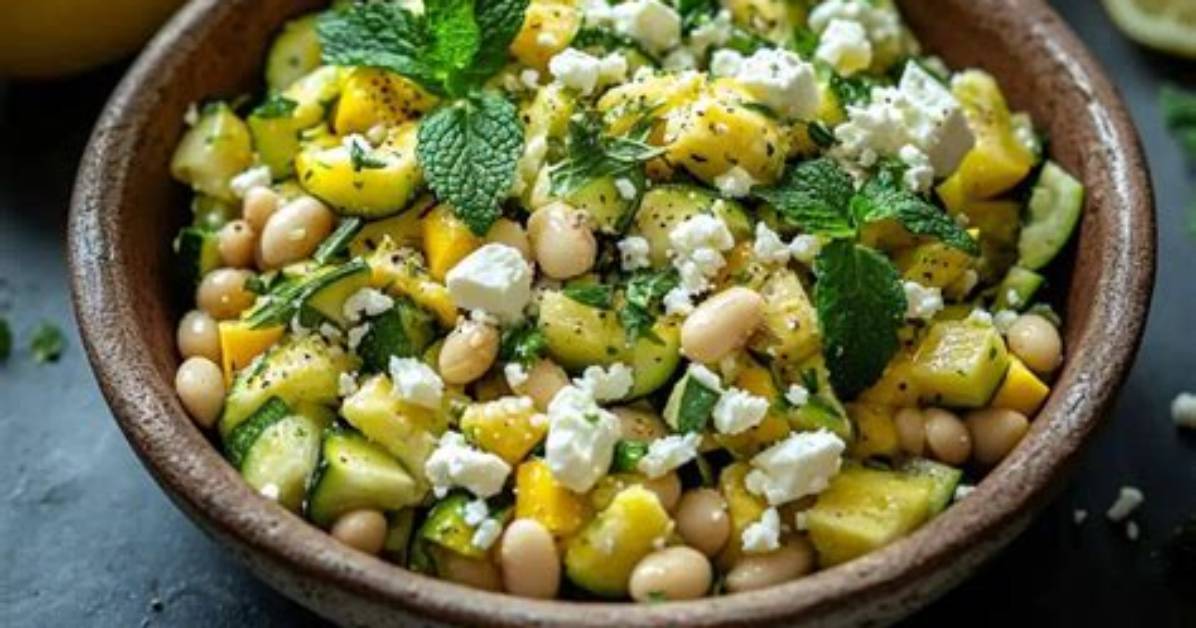Zucchini and White Bean Terrine