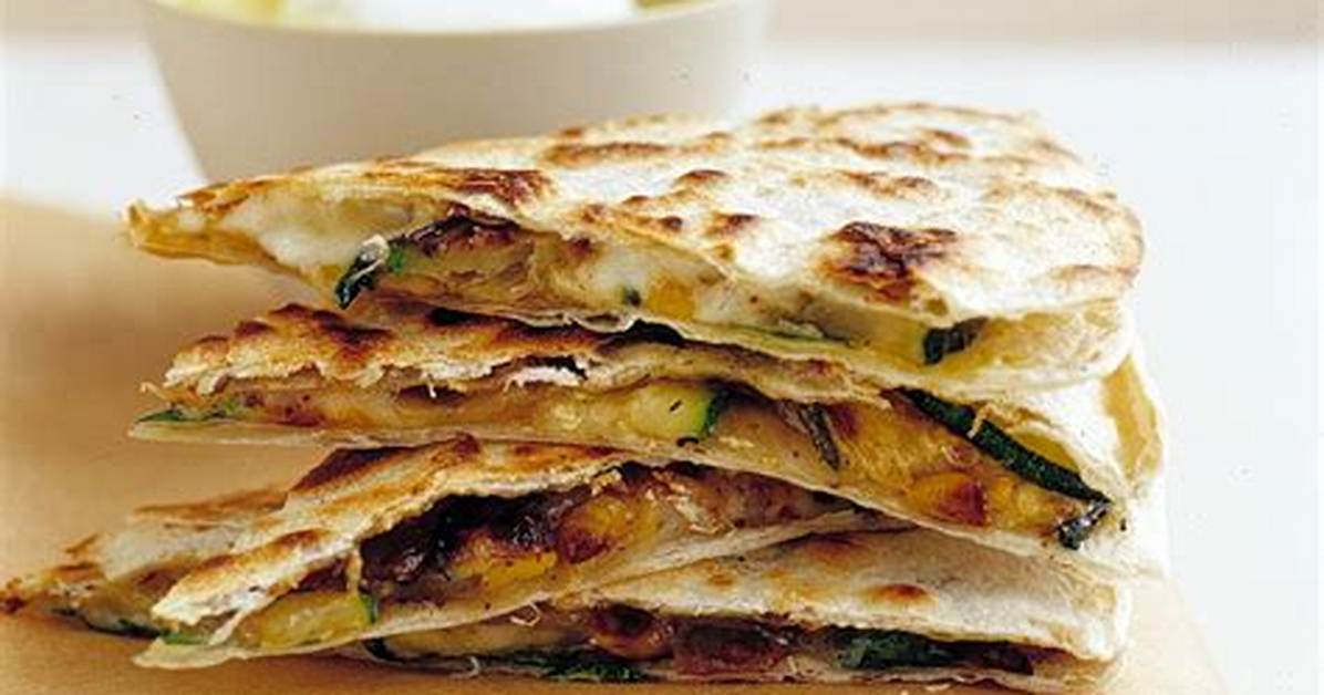 Zucchini Quesadillas